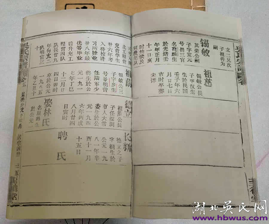 吳兆麟將軍家譜——鄂州葛店吳家畈《吳氏宗譜》