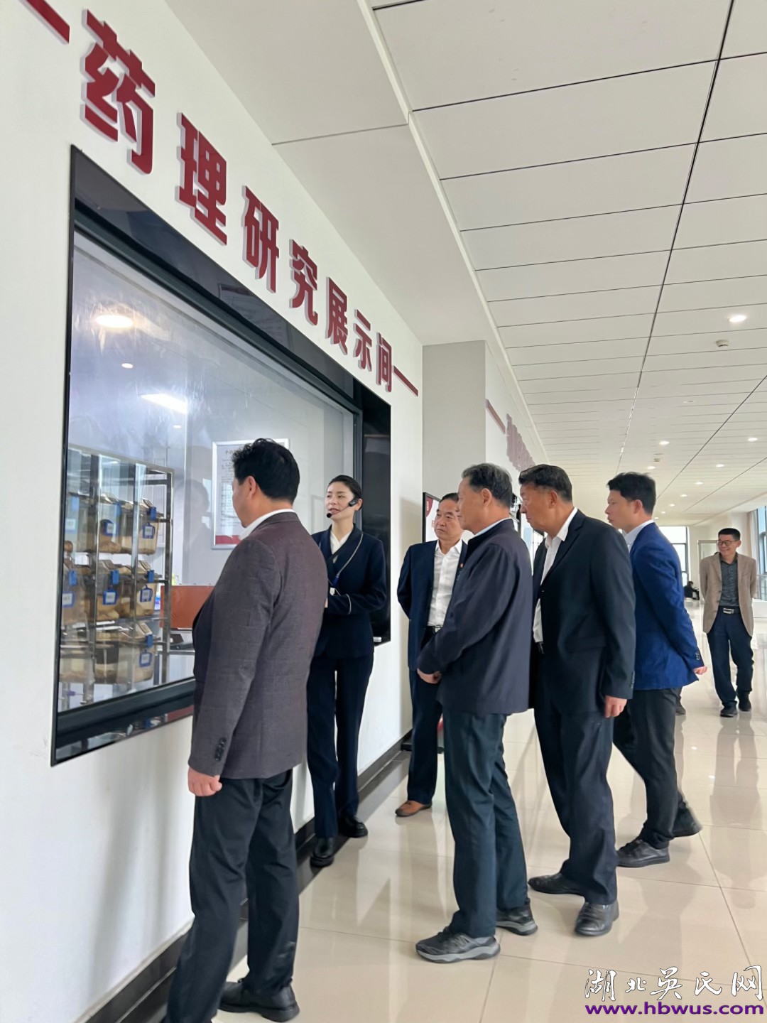 世吳主席一行到湖北大冶參觀勁牌集團(tuán)