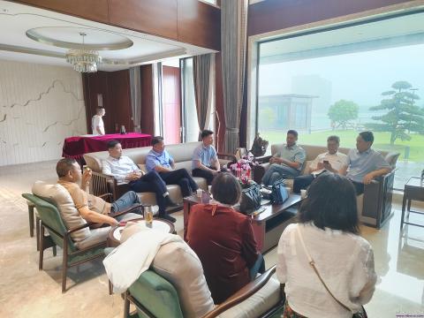 吳合林會長一行到漢川馬口參加特色文旅項目招商引資調研